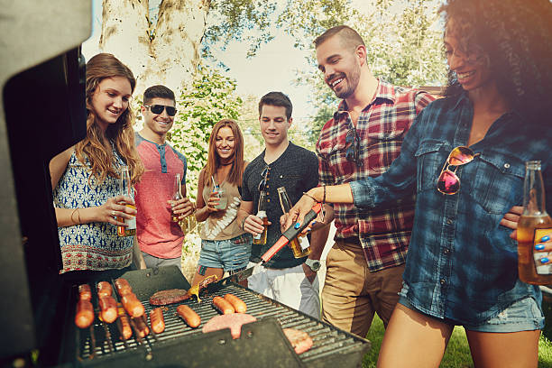 istock Having one of their famous BBQ get-togethers 494762232