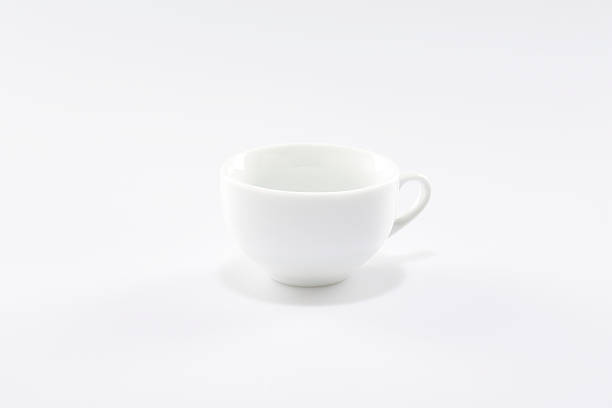 istock White cup porcelain coffee on white background 494762770