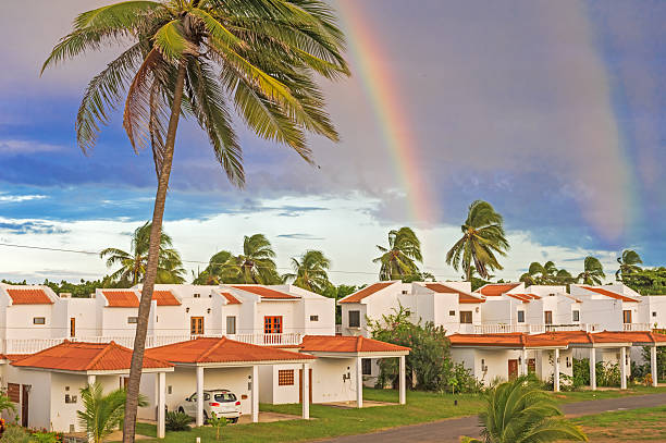 Modern townhouses in Panama near Chitre.