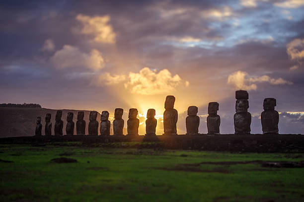 istock Dawn on Isla de Pascua. Rapa Nui. Easter Island 494765497