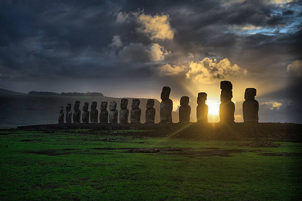 istock Dawn on Isla de Pascua. Rapa Nui. Easter Island 494765505