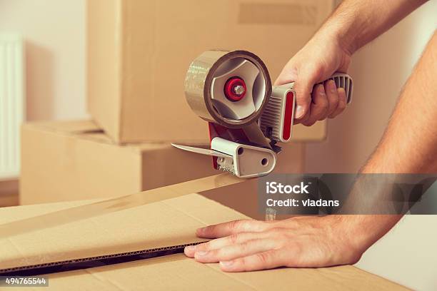Packing Stock Photo - Download Image Now - Relocation, Packing, Box - Container
