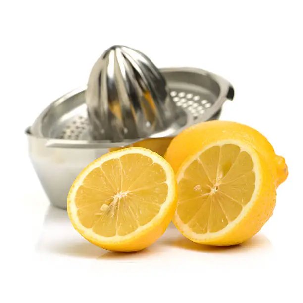 lemon-squeezer on white background
