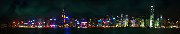 istock Hong Kong skyline by night 494780999