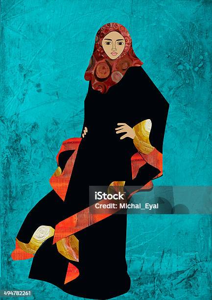 Fatimas Dress Stock Illustration - Download Image Now - Fatima - Portugal, Innocence, Adult