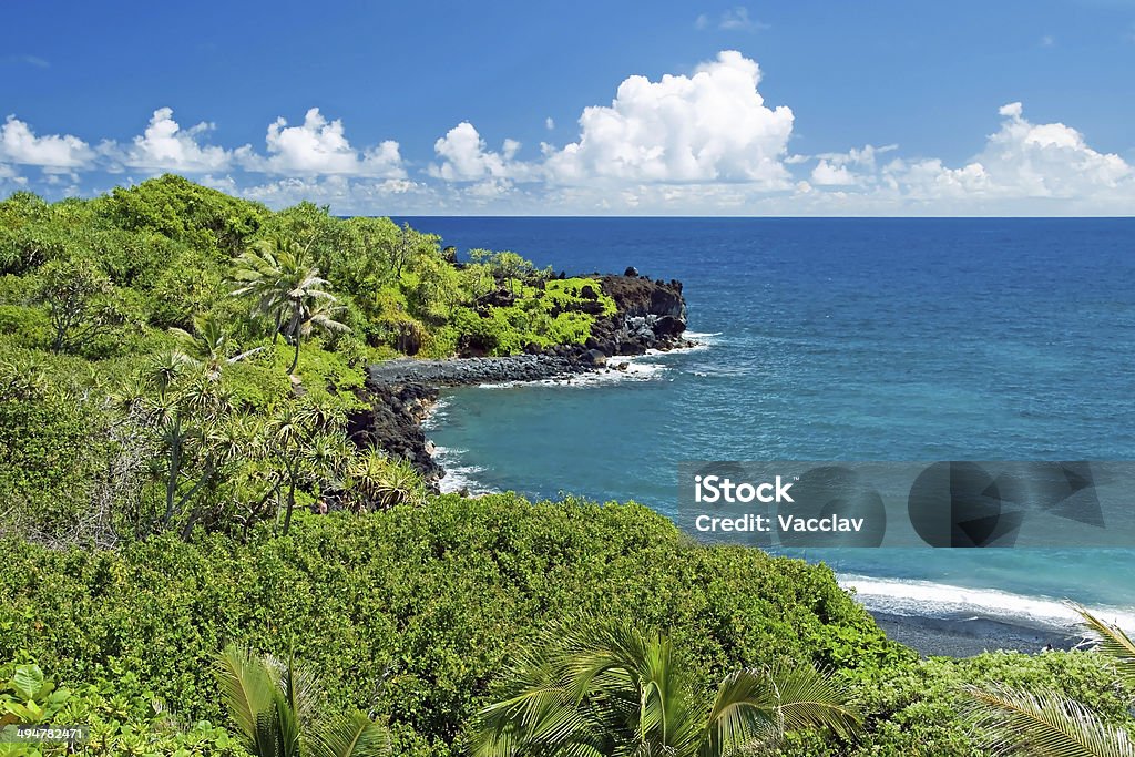 Hawaii paradise on Maui island Blue Stock Photo