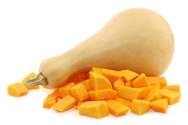 istock bottle shaped butternut pumpkin and some cut blocks 494784469