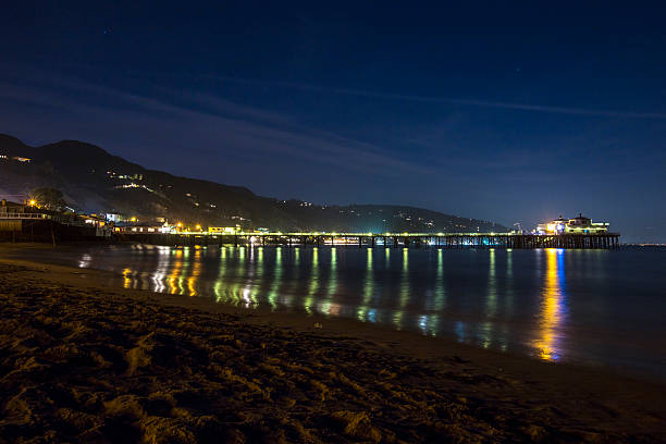 istock Malibu Pier at Night 494785417
