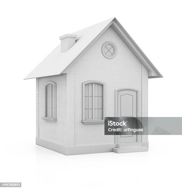 3d White Home Icon Stock Photo - Download Image Now - Abstract, Business, Composition