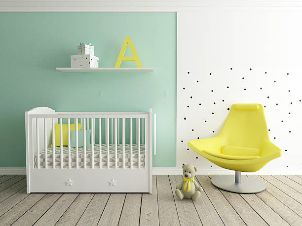 Nursery interior stock photo