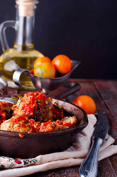 istock Delicious meatballs made from ground beef in a spicy tomato 494790482