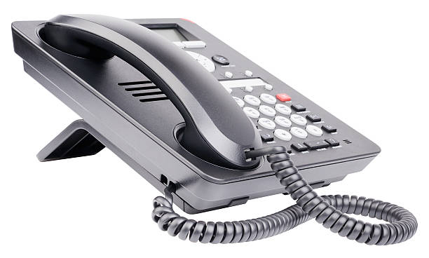 istock Office IP telephone isolated on white 494793714