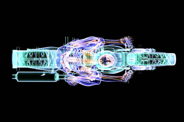 istock Top View of XRay Motorcycle 494807766