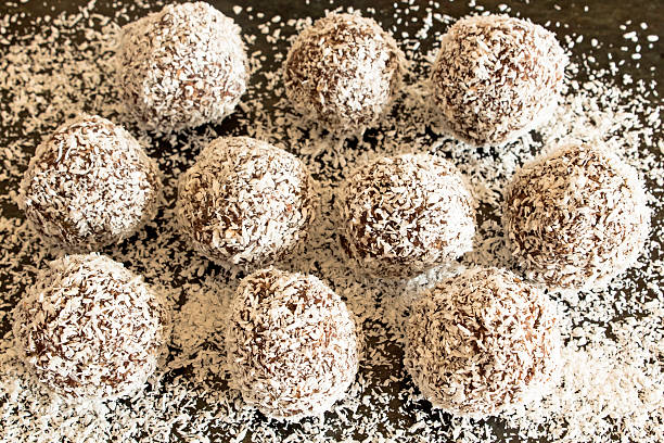 istock Balls of coconut and chocolate 494809340