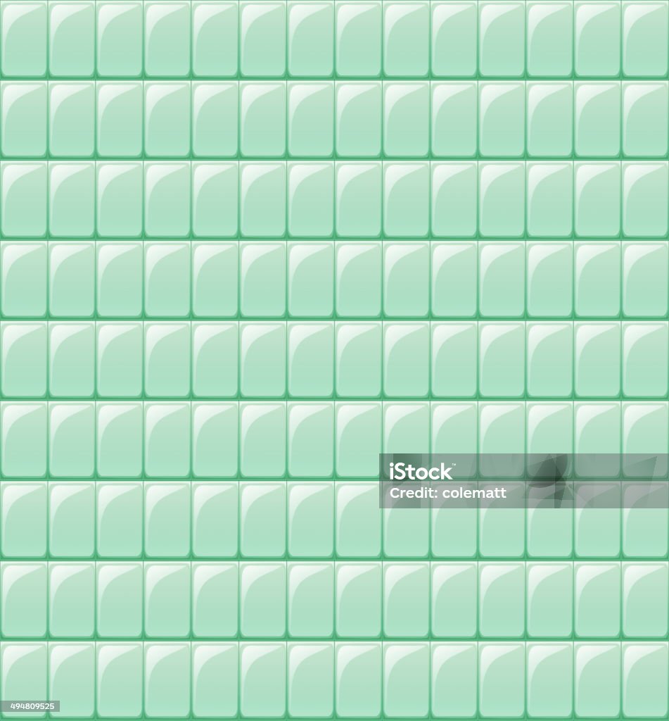 Green Tile Vector Green Tiles Stock Illustration - Download Image Now - Angle, Artist, At ...