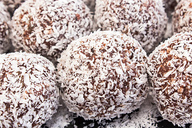 istock Balls of coconut and chocolate 494810222