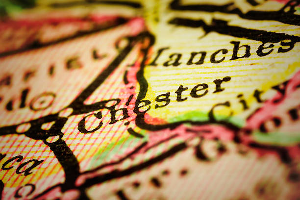 istock Chester | Virginia on an Antique map 494810250