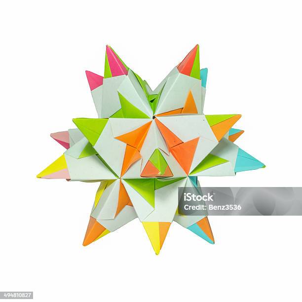 El Origami Polygon De Papel Foto de stock y más banco de imágenes de Arte - Arte, Arte y artesanía, Artesanía