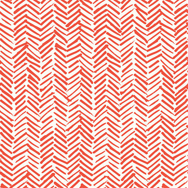 smeared 청어가시 무늬 연속무늬 디자인식 - chevron pattern repetition zigzag stock illustrations