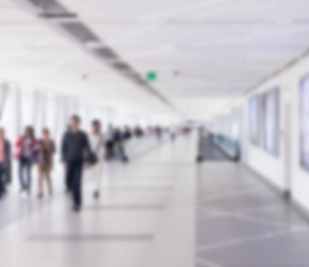 istock Defocused walkin people in subway background 494811194