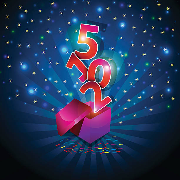 istock 2015 coming out of gift box on spot lights background 494811495