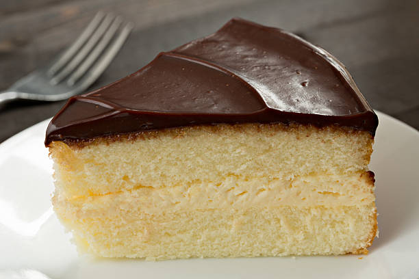 istock Slice Of Boston Cream Pie 494812284