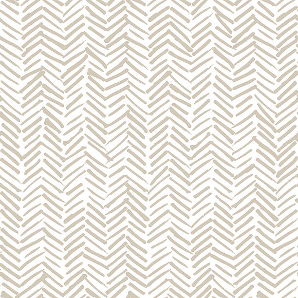 ilustraciones, imágenes clip art, dibujos animados e iconos de stock de patrón sin costuras de diseño smeared zigzag - single line ornate in a row striped
