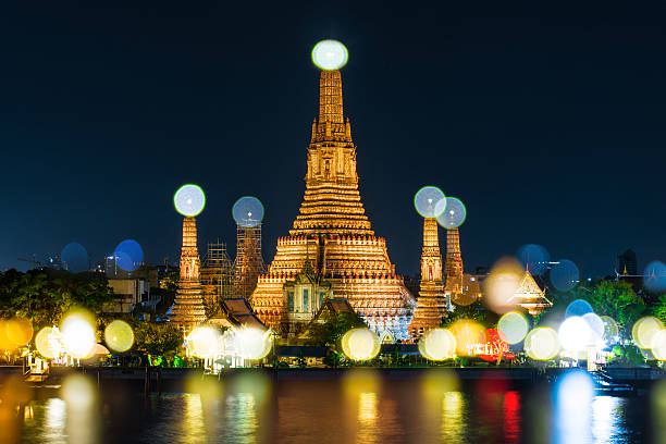istock Wat Arun Temple in bangkok thailand with Chaopraya river 494813375