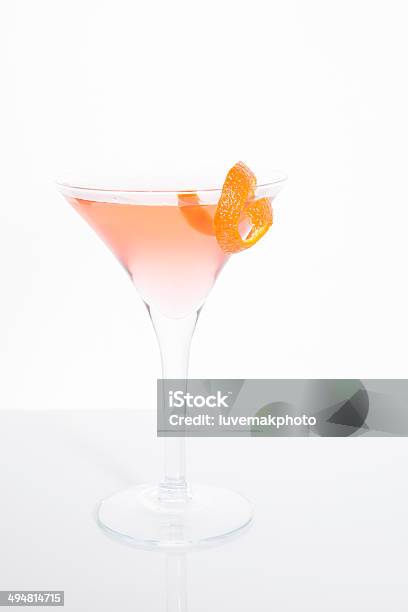 Cosmopolitan Cocktail Stock Photo - Download Image Now - Cocktail, Orange Color, Peel - Plant Part