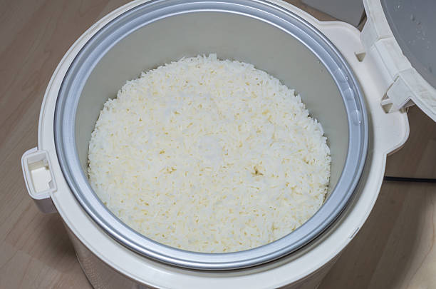 istock Stream rice in electric cooker 494814893