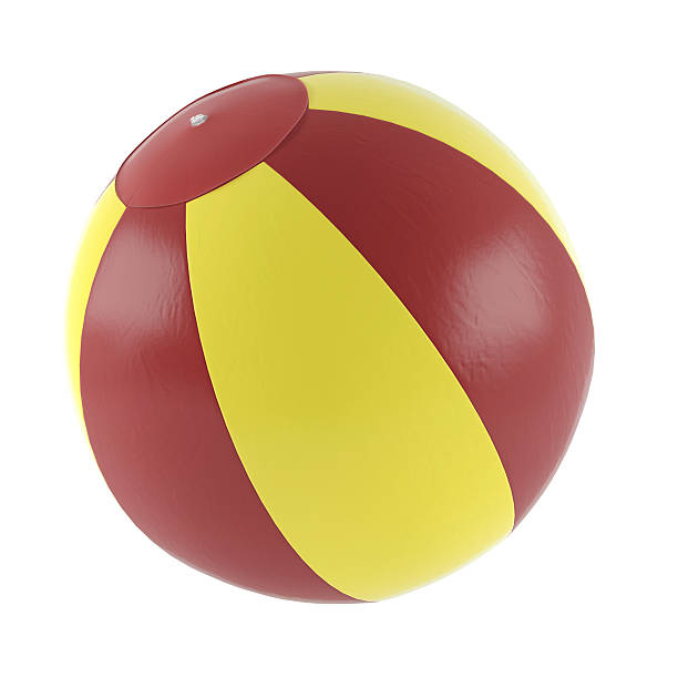 istock Inflatable fitness ball isolated 494815839