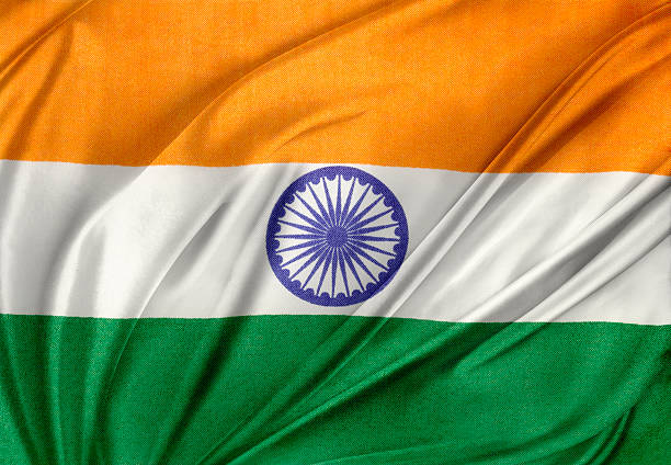 bandiera - indian flag foto e immagini stock