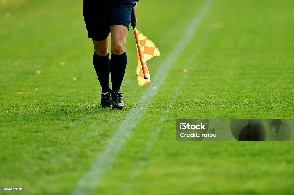 Árbitro assistente de futebol - Foto de stock de Árbitro royalty-free