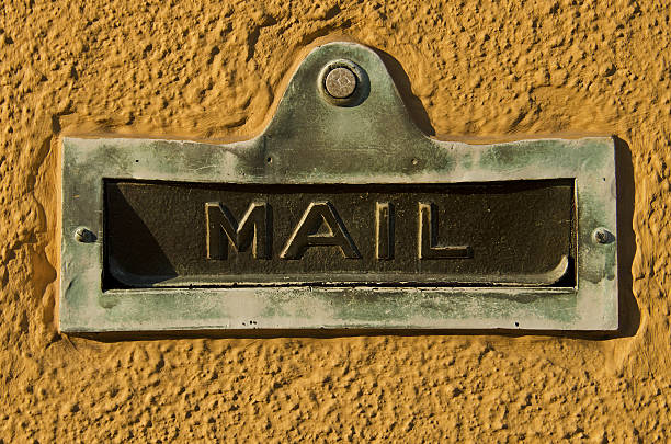 istock Vintage Door Mail Slot 494828574