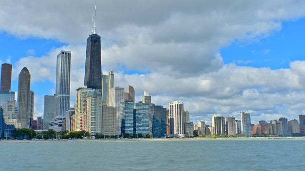 istock Chicago -Skyline vu de Navy Pier, John Hancock, Architecture 494828678