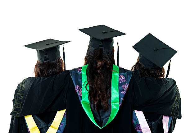 istock Rear view of graduate students 494829584