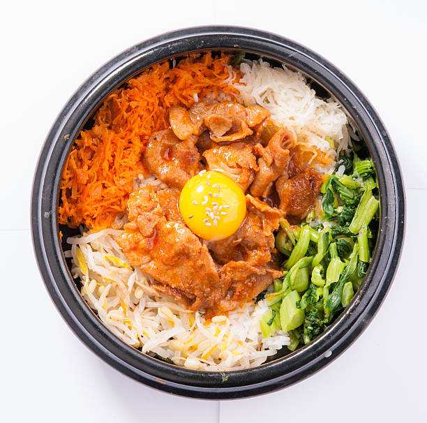 Koreanische rice bowl – Foto