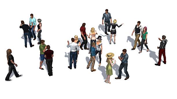 istock crowd of people isolated on white background 494830732