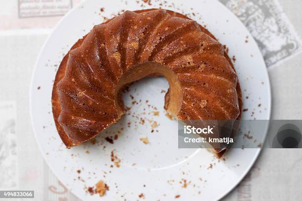 Take A Piece Stock Photo - Download Image Now - 2015, Above, Bakery