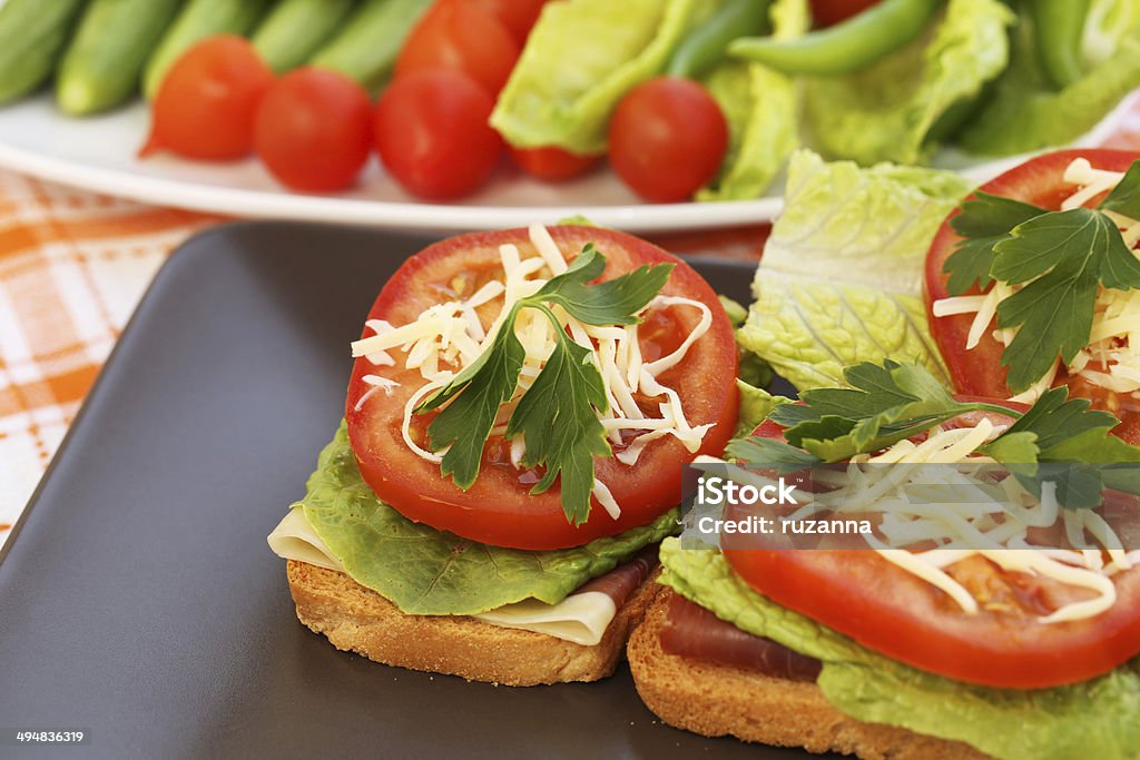 Sandwiches - Lizenzfrei Blatt - Pflanzenbestandteile Stock-Foto