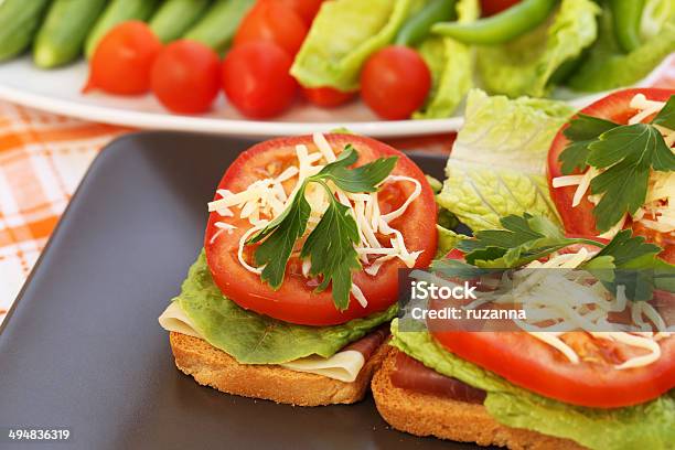 Sandwiches Stockfoto und mehr Bilder von Blatt - Pflanzenbestandteile - Blatt - Pflanzenbestandteile, Braun, Brotsorte