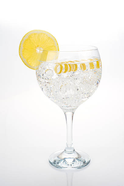 istock Classic gin and tonic with a lemon twist 494840995