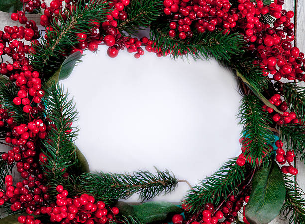 istock The wooden table with Christmas decorations 494852196