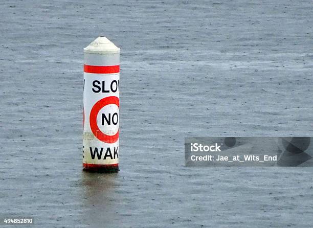 Buoy No Wake Stock Photo - Download Image Now - 2015, Buoy, Fishing