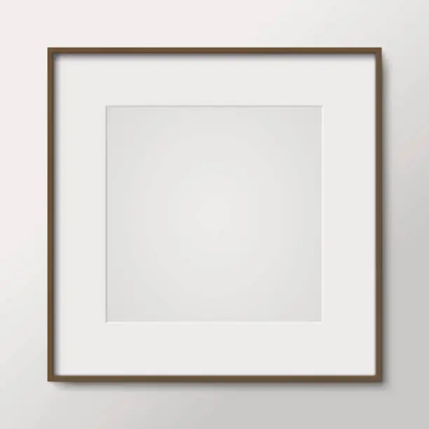 Vector illustration of Blank photo frame