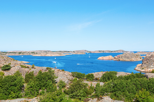 View of the Swedish archipelago on the west coast