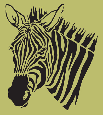 Free Zebra Head Clipart in AI, SVG, EPS or PSD