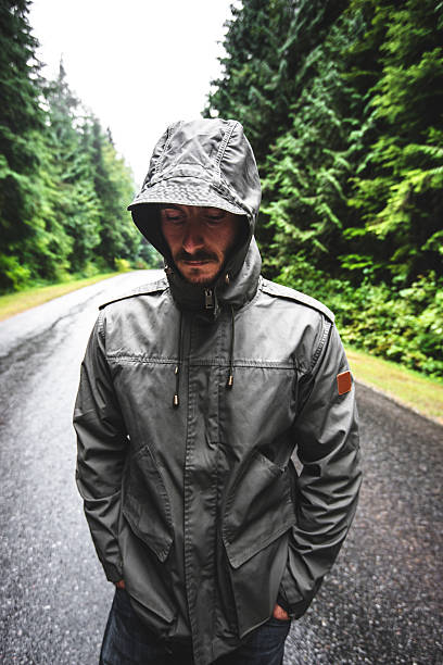 istock Solitude man walking on the street 494856088