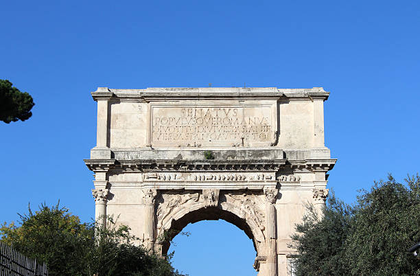 istock Historic Empire Roman Arc, Rome, Italy 494856324