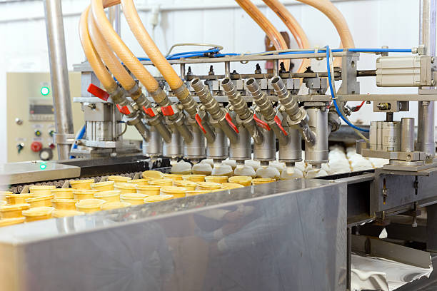 istock Automatic production line of ice cream 494856710